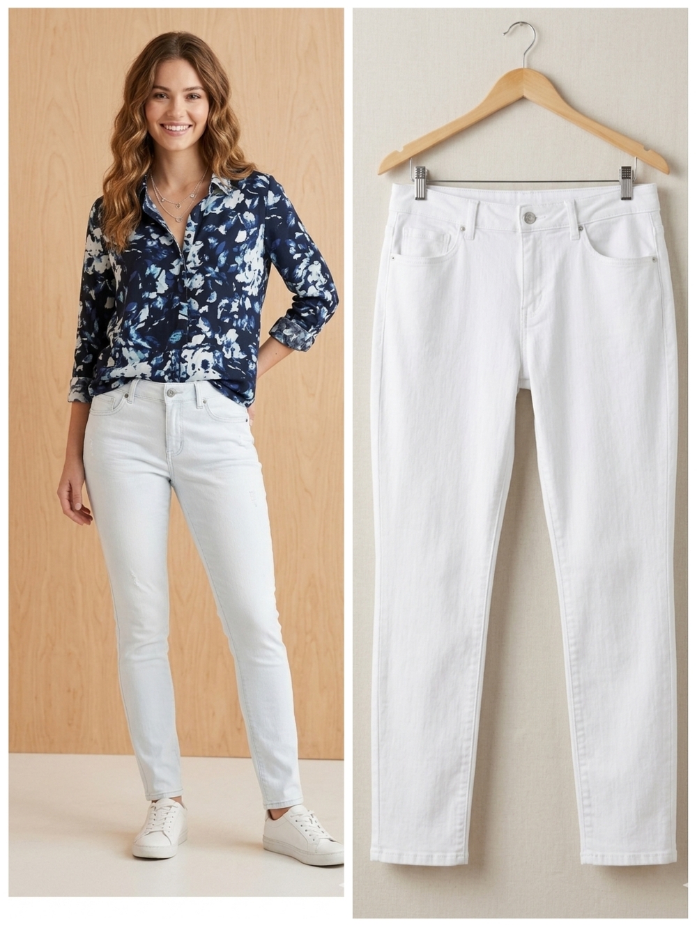 White stretch skinny jeans From SO  Women's juniors size 17 NWT